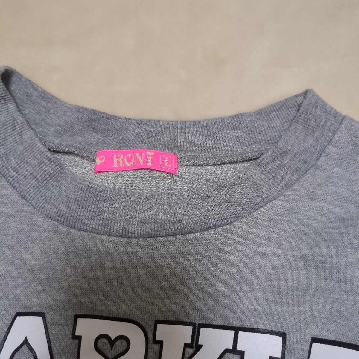 RONI＊ロニィ＊グレー＊トレーナー＊used品_画像4