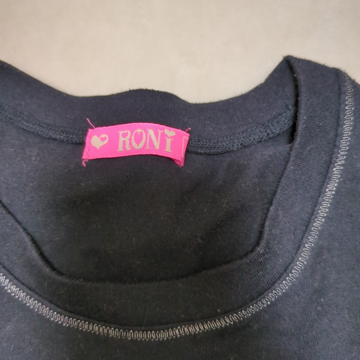 RONI＊ロニィ＊黒＊カットソー＊used品_画像4