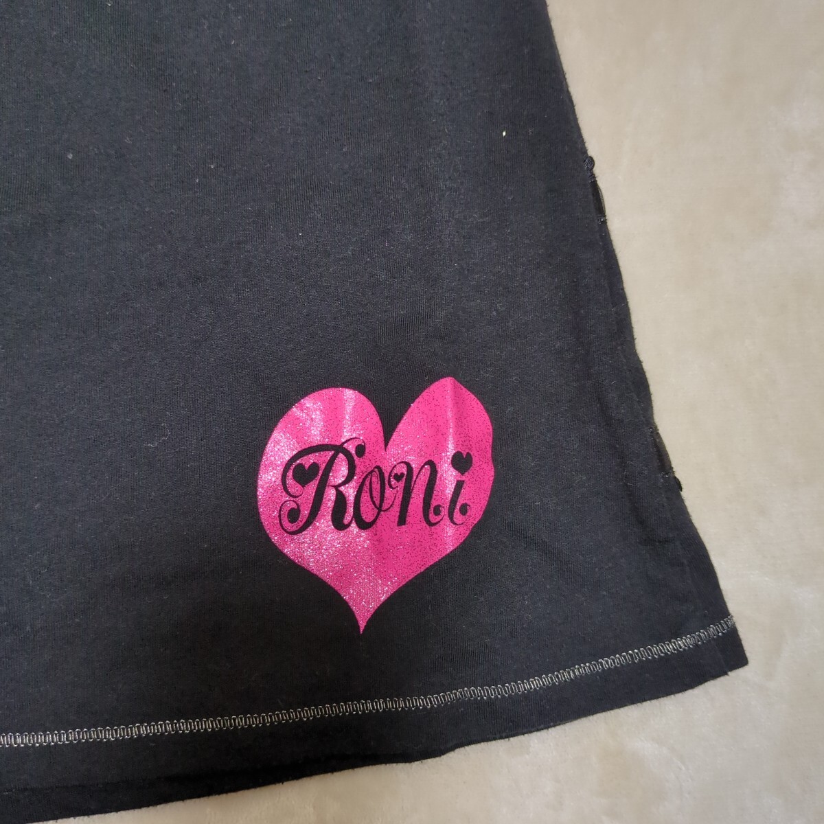 RONI＊ロニィ＊黒＊カットソー＊used品_画像6