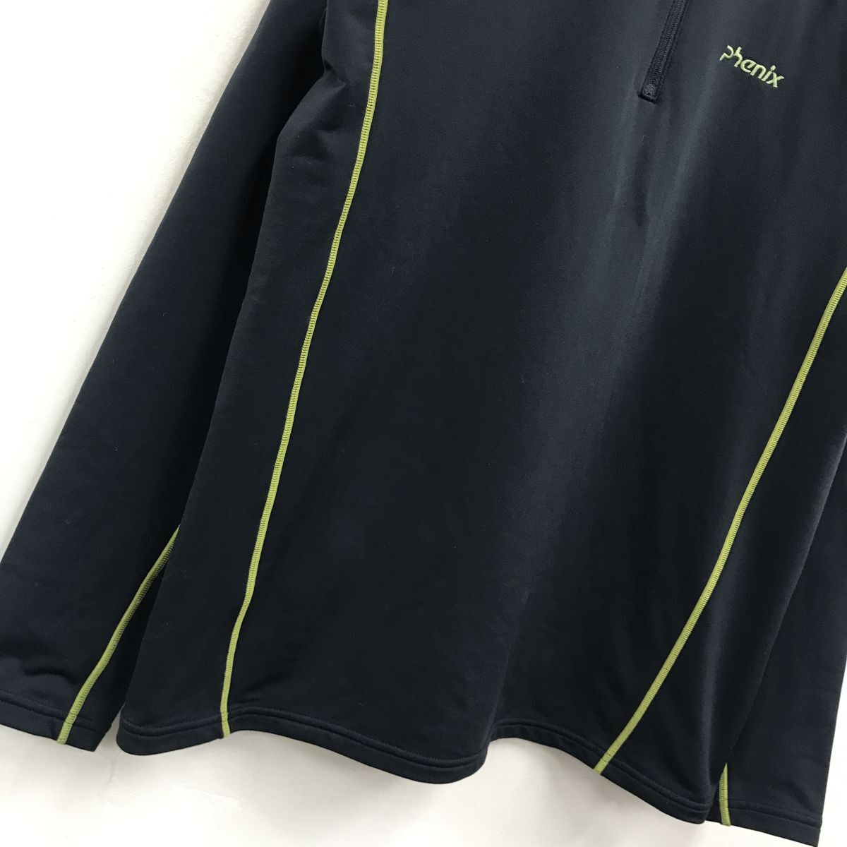 2N1860-R◆phenix フェニックス ハーフジップウォームシャツ◆サイズL メンズ 紳士 トップス 秋冬 裏起毛 ストレッチ スポーツ アウトドア_画像3