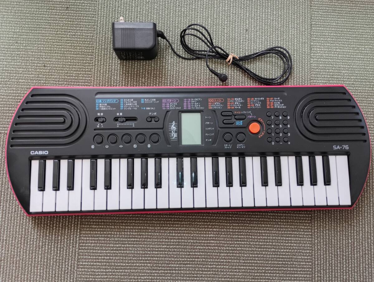 CASIO SA-76 キーボード_画像1