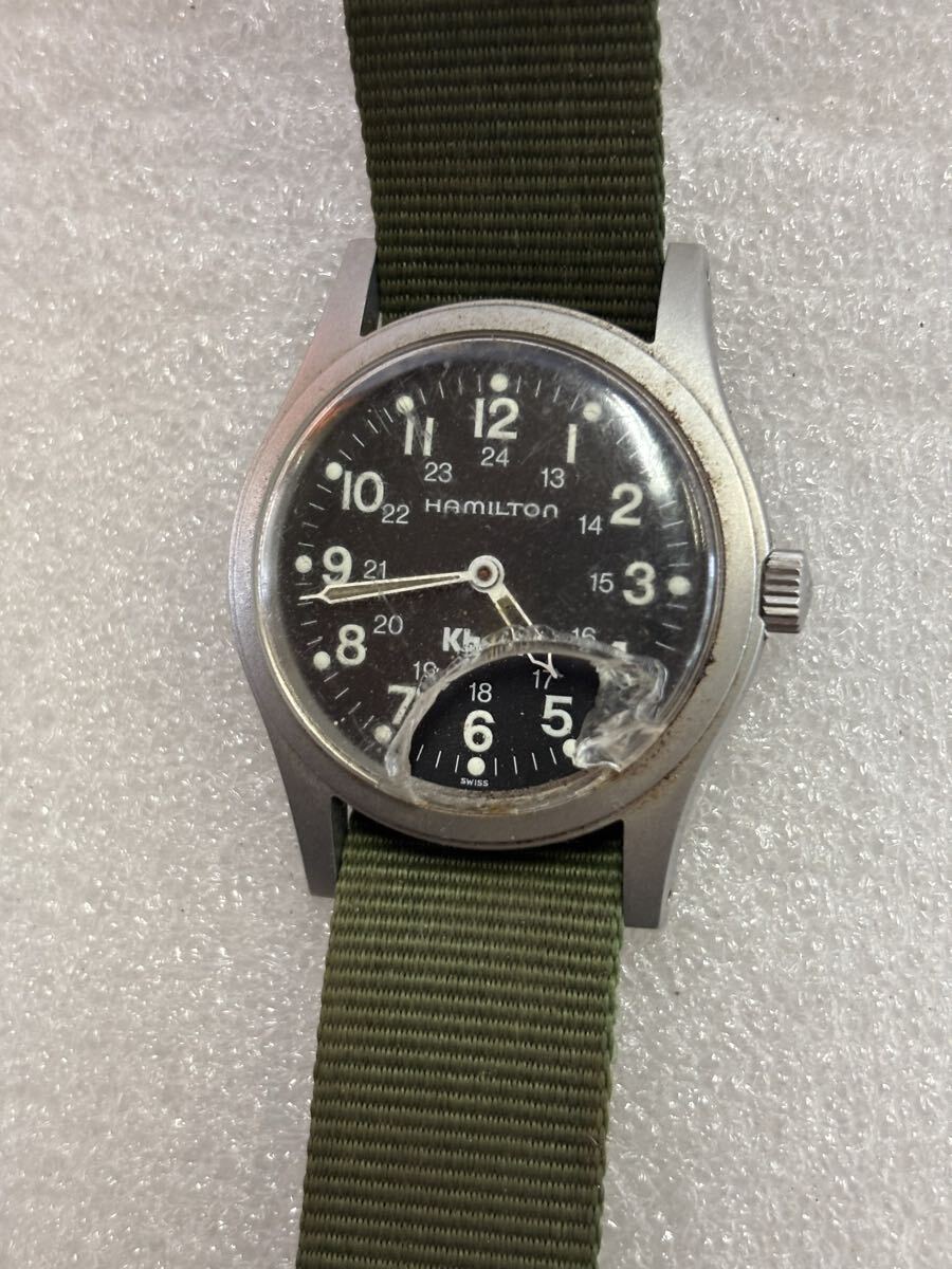 ハミルトン カーキ HAMILTON 手巻き 腕時計 9415A Khaki 動作品_画像1