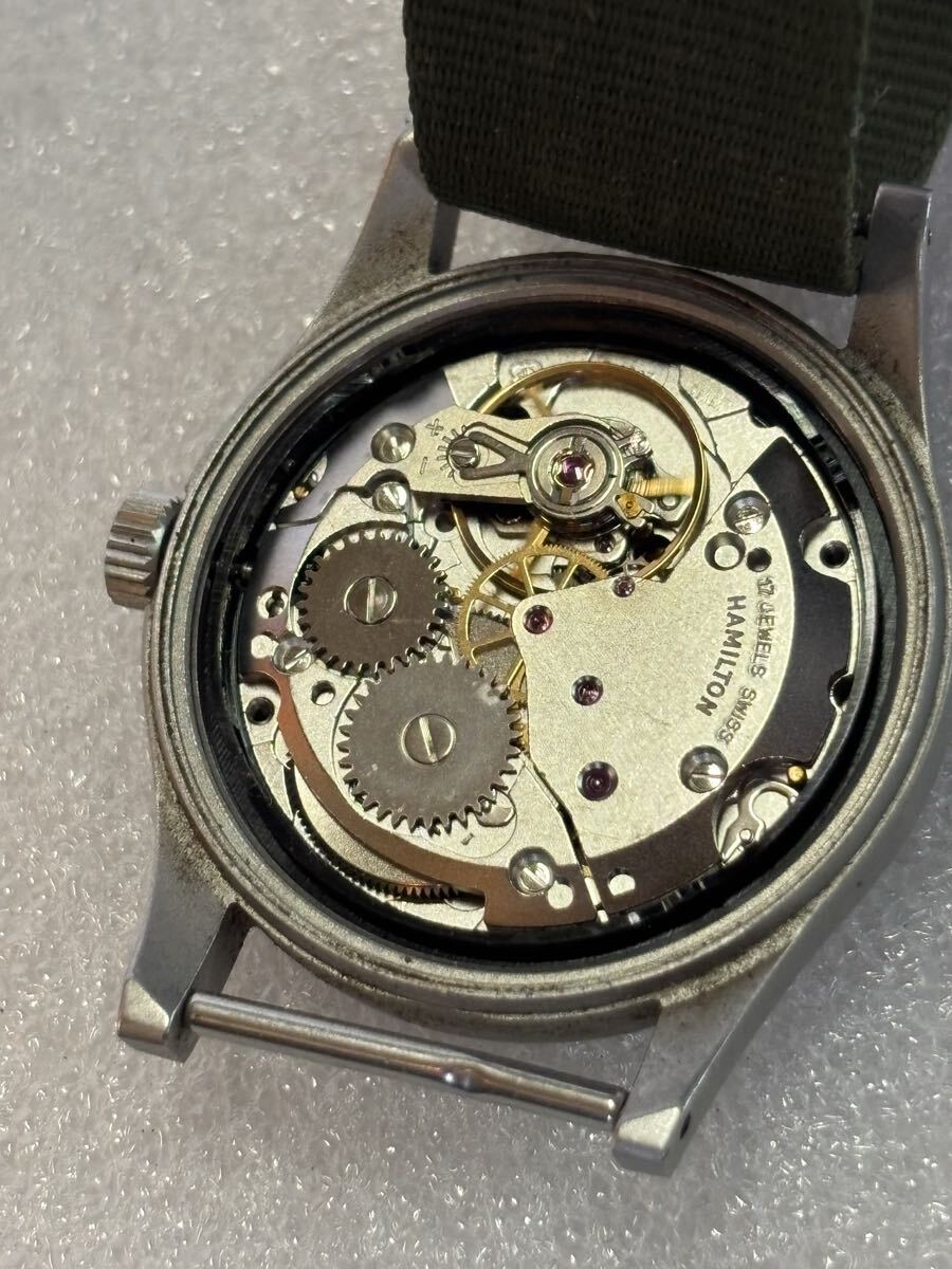 ハミルトン カーキ HAMILTON 手巻き 腕時計 9415A Khaki 動作品_画像3