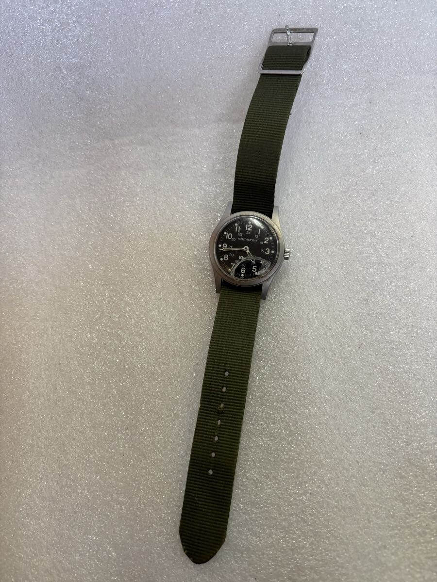 ハミルトン カーキ HAMILTON 手巻き 腕時計 9415A Khaki 動作品_画像6