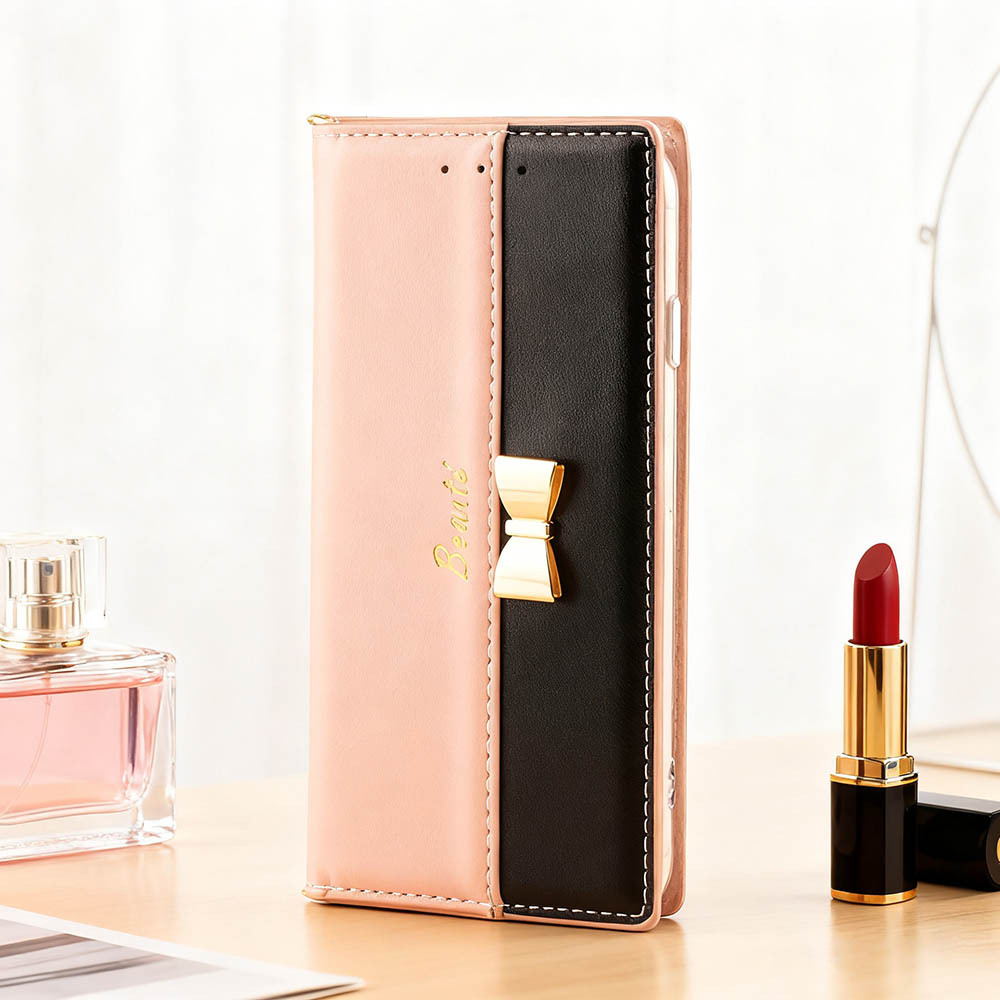 Pixel6a ケース 手帳型 かわいい pixel 6a リボン カバー ベージュ 茶色 ピンク ブラック 黒 桃色 おしゃれ 人気 スマホケース 革 送料無料_画像9