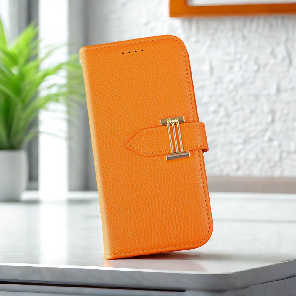 Pixel6a ケース 手帳型 おしゃれ オレンジ GooglePixel6a カバー シンプル ミラー ストラップ ピクセル6a ベルト 安い スマホケース 人気_画像9