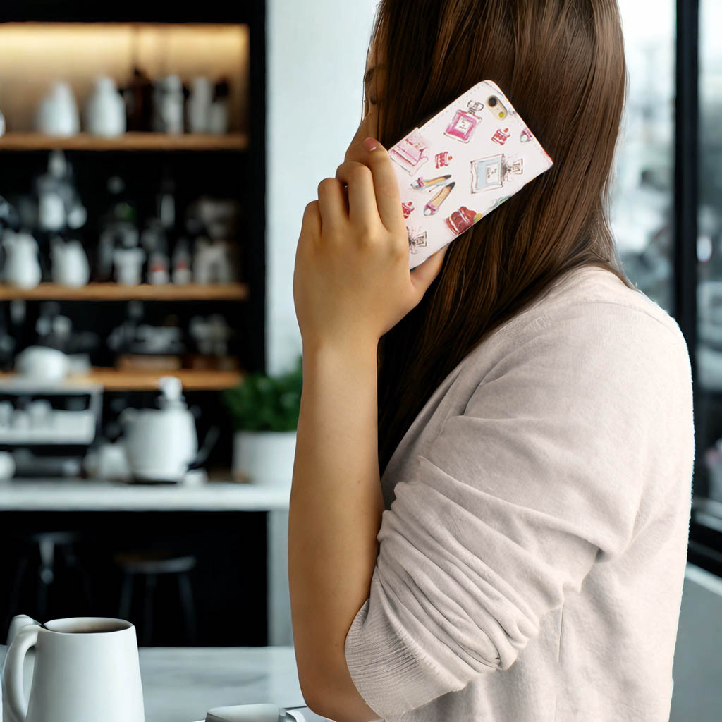 【 処分 3個セット 】 Google Pixel 4a ケース 手帳型 かわいい コスメ柄 カバー ホワイト おしゃれ スマホケース 革 ミラー 送料無料 安い_画像3