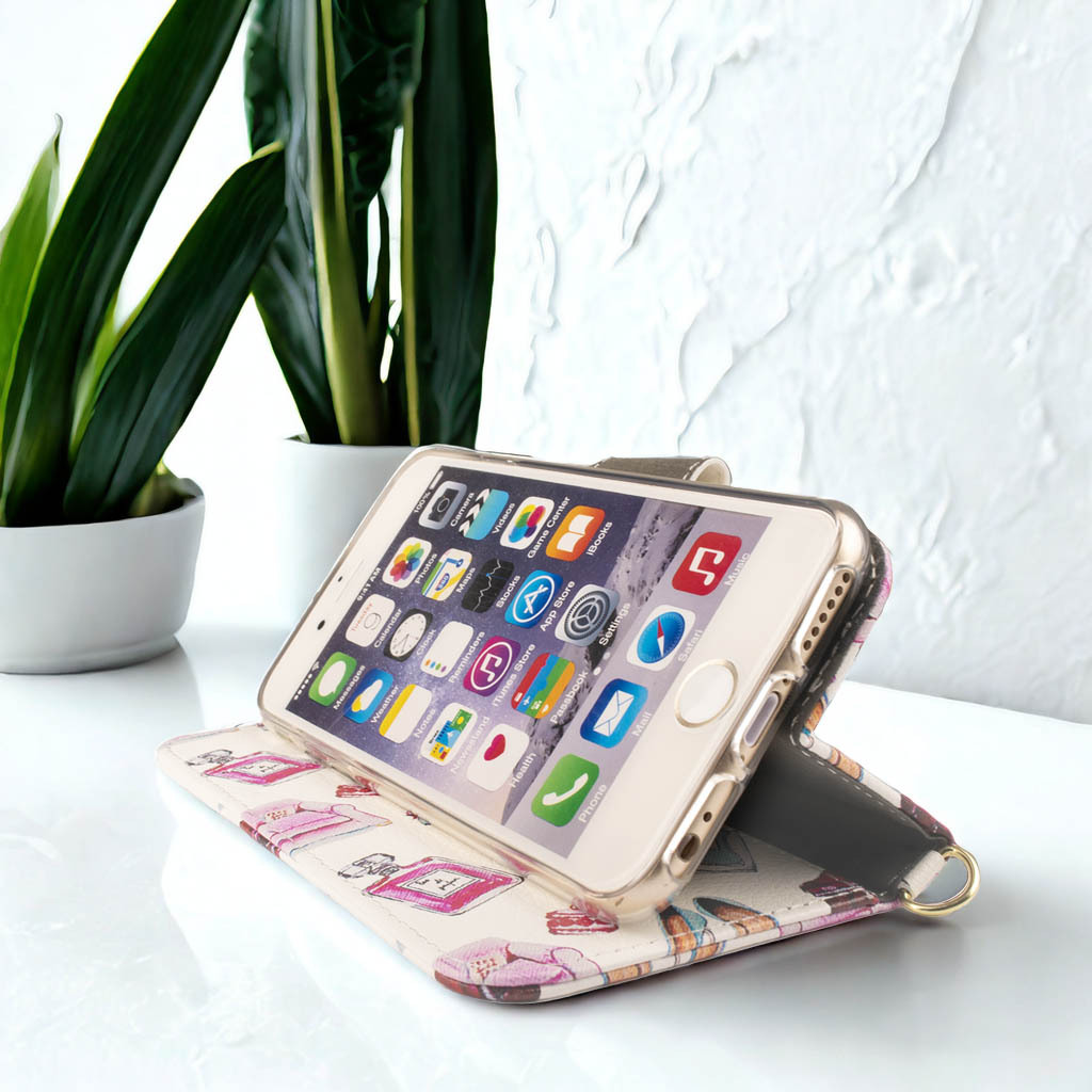 【 処分 3個セット 】 Google Pixel 4a ケース 手帳型 かわいい コスメ柄 カバー ホワイト おしゃれ スマホケース 革 ミラー 送料無料 安い_画像7