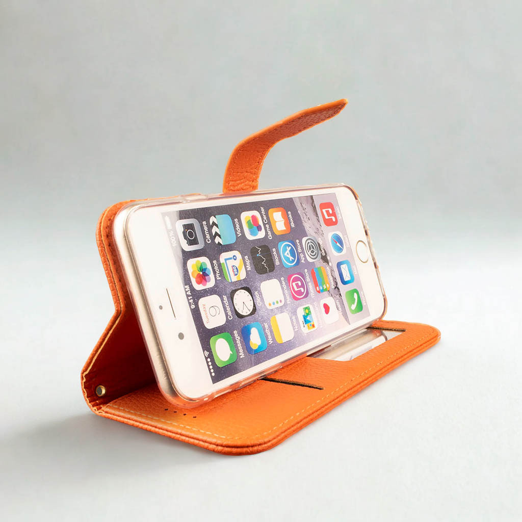 Pixel6a ケース 手帳型 おしゃれ オレンジ GooglePixel6a カバー シンプル ミラー ストラップ ピクセル6a ベルト 安い スマホケース 人気_画像5