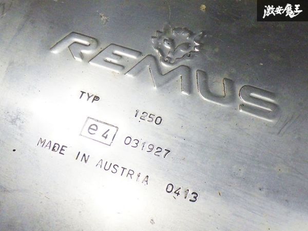 【3000km外し！！】 REMUS レムス アルファロメオ 147 TS 2.0 ツインスパーク セミステンレス マフラー リアピース_画像6