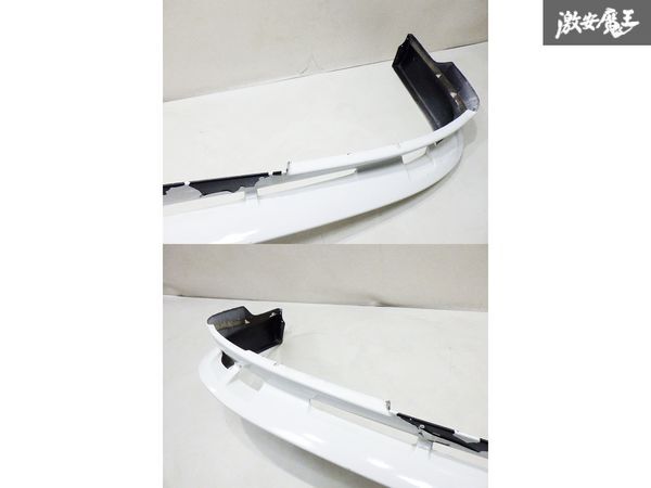 【売り切り】 社外 200系 ハイエース 前期 1型 2型 標準 ナロー フロントスポイラー ハーフスポイラー ホワイト 白 樹脂製 ●_画像8