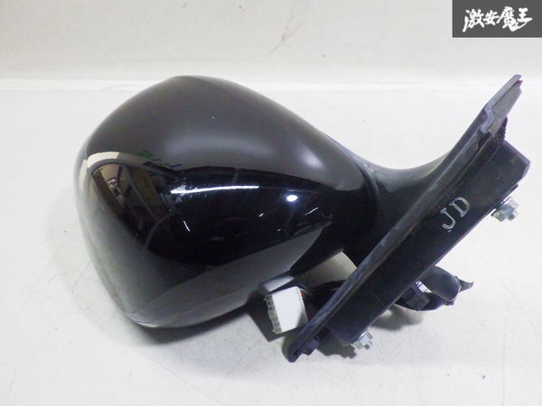 【動作OK！/保証付！】ホンダ純正 JH1 JH2 N-WGN ドアミラー サイドミラー 9ピン 左 左側 助手席側 カラーNH850 スマートブラック_画像5