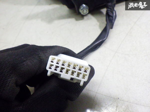 【動作OK！/保証付！】ホンダ純正 JH1 JH2 N-WGN ドアミラー サイドミラー 9ピン 左 左側 助手席側 カラーNH850 スマートブラック_画像8