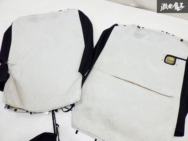 【希少！】 ダイハツ 純正オプション L675S ミラココア ミラ ココア シートカバー ディズニー ミッキー柄 ベージュ系 内装 ドレスアップ_画像8