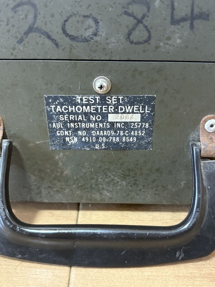  редкий предмет! вооруженные силы США America армия do L осьминог тестер милитари Vintage AUL INSTRUMENTS INC есть руководство пользователя .