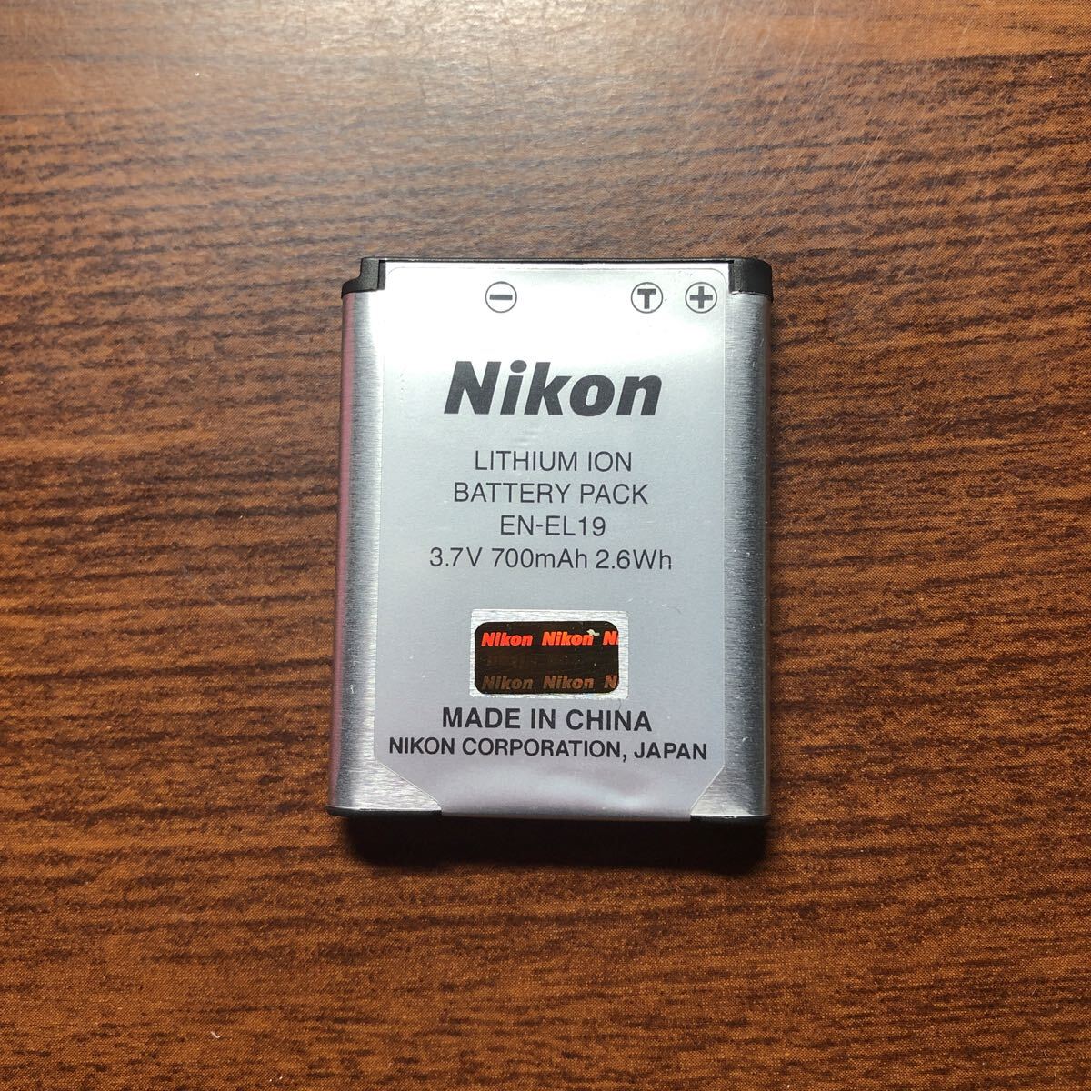 送料無料　満充電後電圧測定　EN-EL19 NIKON ニコン 純正品_画像1