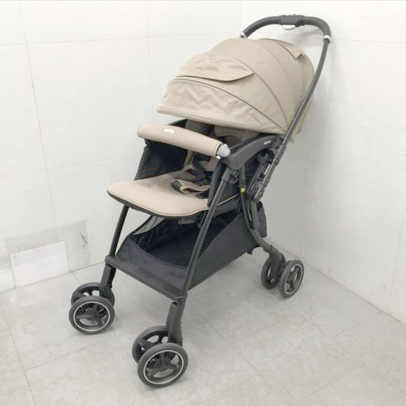 D9327YO ◆1114【美品】ベビーカー A型 両対面 アップリカ 2217030 ラクーナクッション AHベビー用品_画像1