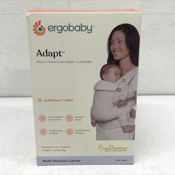 D8918YO ◆1120_3凹【アウトレット品】アダプト リネン ナチュラル 抱っこ紐 エルゴベビー CREGBCANATLIN 未使用 ベビー用品_画像2