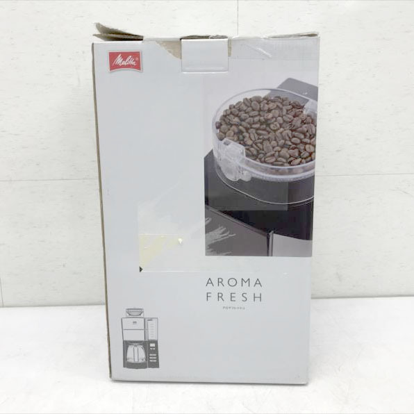 D9916YO ◆1128【アウトレット品】全自動 コニカル式 コーヒーメーカー メリタ AFG622-1B アロマフレッシュ 6杯用未使用 家電_画像2