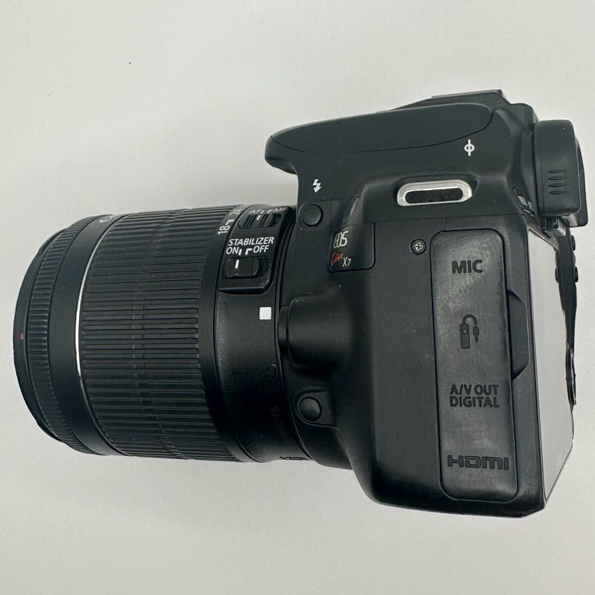 【美品】Canon EOS kiss X7 + EF-S 18-55mm F3.5-5.6 IS Body Lens キヤノン ボディ #17_画像8