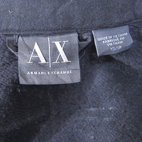 アルマーニエクスチェンジ ARMANI EXCHANGE■ジップアップジャケット　ブルゾン　メンズ■XS■ブラック ※NK5n10051_画像5