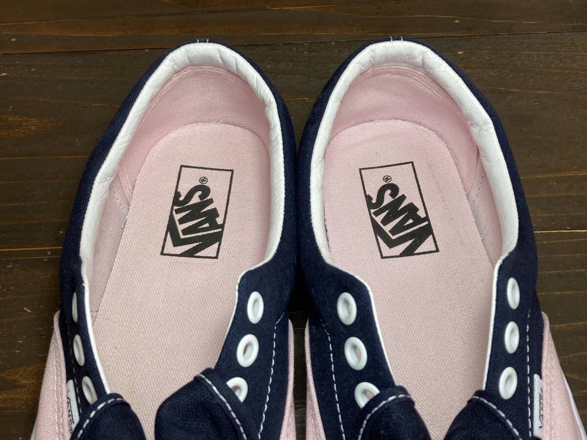 *VANS Vans US план ERAela бледный розовый × темно-синий 26.0cm прекрасный товар Used осмотр туфли без застежки Old school SK8 половина кабина 