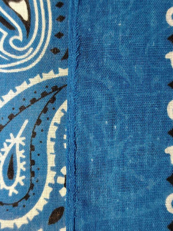 訳あり バンダナ 綿100％ 5枚セット ペイズリー大判 52㎝×52㎝ 男の子 女の子 大人NO.１_画像2