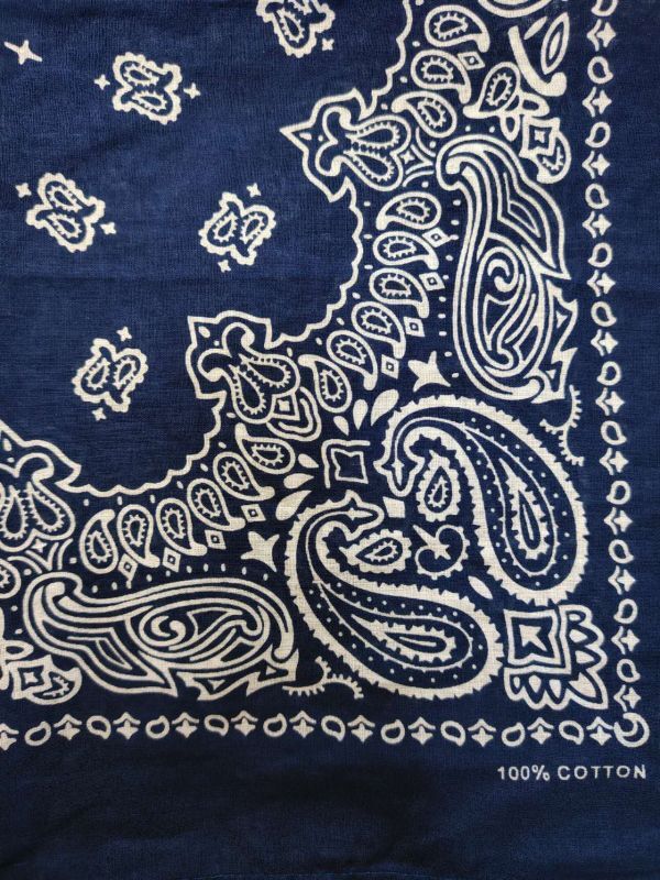 訳あり バンダナ 綿100％ 5枚セット ペイズリー大判 52㎝×52㎝ 男の子 女の子 大人NO.１_画像7