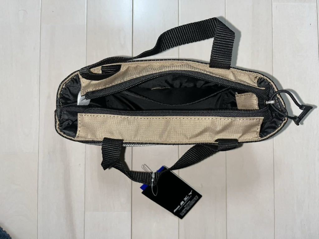 新品 送料無料 MIZUNO ミズノ ミニトートバック ベージュ ゴルフラウンド、お出かけに_画像7