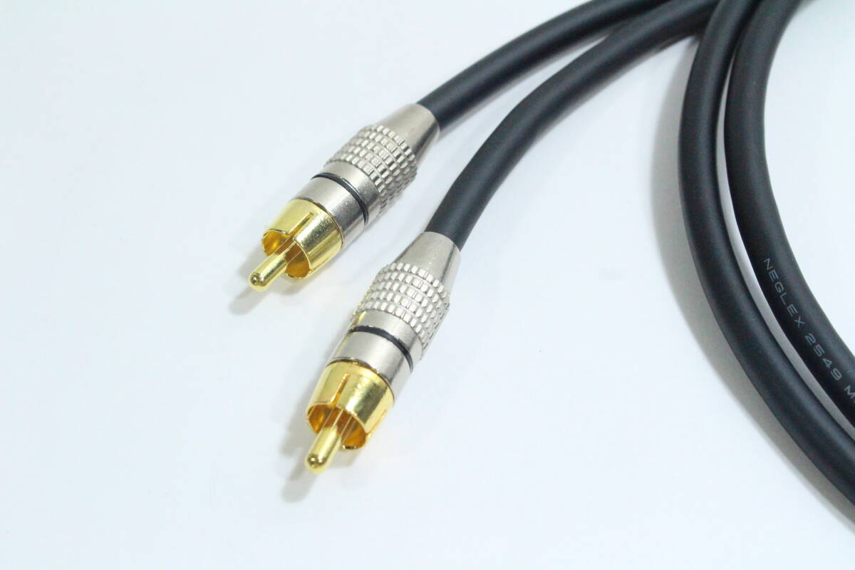 MOGAMI 2549 RCAケーブル【1m ペア 2本セット】 モガミ オーディオ ラインケーブルの画像3