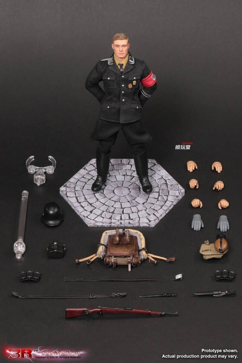 3R 1/12 『エンパイアシ リーズ』 WW2 ドイツ親衛隊 アチャード 未開封新品 TG80005 WW2 SS Honor Guard Archard 検) DID 3R DAMTOYS_画像9