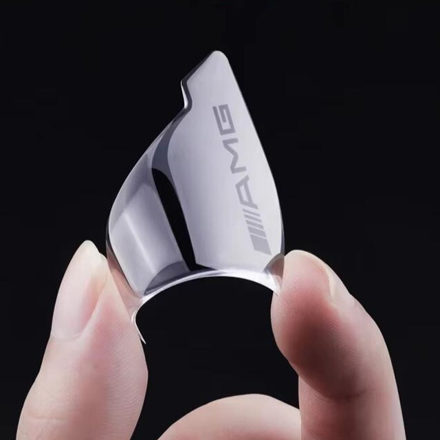 2点セット Mercedes-Benz メルセデスベンツ AMG ドアコーナープロテクター コーナーガード シリコン ステッカー クリアー 透明 PETRONAS_画像6