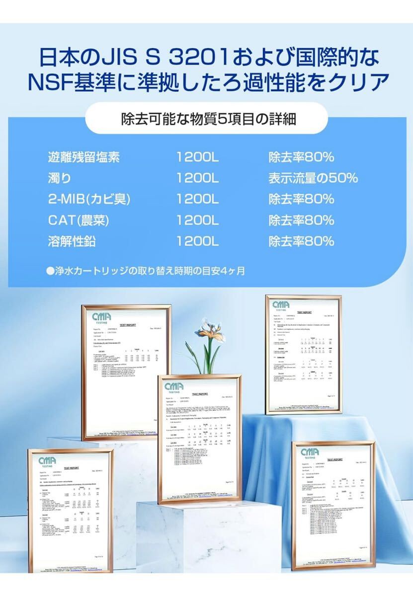 【JIS規格検査済】TH658-1S 浄水カートリッジ 3個セット TOTO対応(TH658S/TH658R/TH658/TH658-1R互換)_画像2