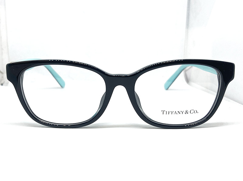 TIFFANY &Co. ティファニー 正規品 メガネフレーム TF2270BF-8001 53□ ブラック / ティファニーブルー新品 アジアンフィット レンズ交換可_画像3