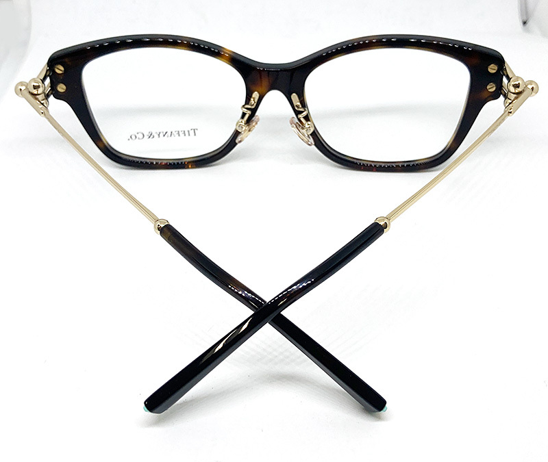 TIFFANY &Co. ティファニー 正規品 メガネフレーム TF2266F-8015 51□ ハバナ 茶系 / ゴールド 新品 アジアンフィット レンズ交換可_画像5