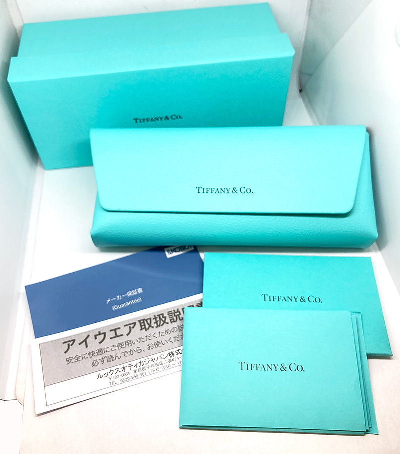 TIFFANY &Co. ティファニー 正規品 メガネフレーム TF2270BF-8001 53□ ブラック / ティファニーブルー新品 アジアンフィット レンズ交換可_画像8