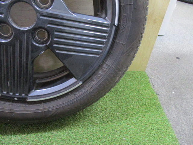 TS10140PJ タイヤ溝4.48 サクラ 14インチ 14×4.5J +46 4穴 タイヤ ホイール 1本 BRIDGESTONE 155/65R14_画像3