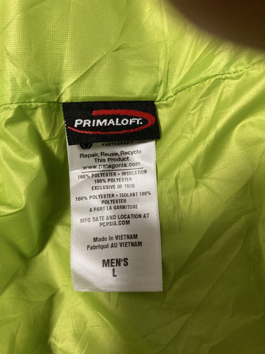 美品 パタゴニア ナノパフジャケットフーディ 84221FA13 プリマロフト 青_画像5