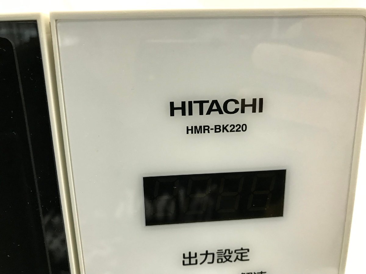 【642751】日立 HITACHI HMR-BK220 18年製電子レンジ 東日本専用 現状品_画像8