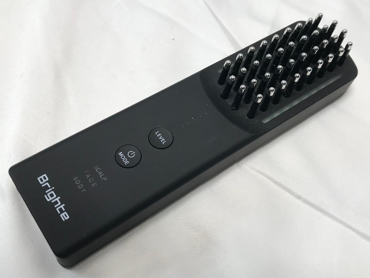 【3-2-1209】Brighte ELEKIBRUSH+ BRT-FSB180 エレキブラシプラス ブラック 開封未使用品_画像6