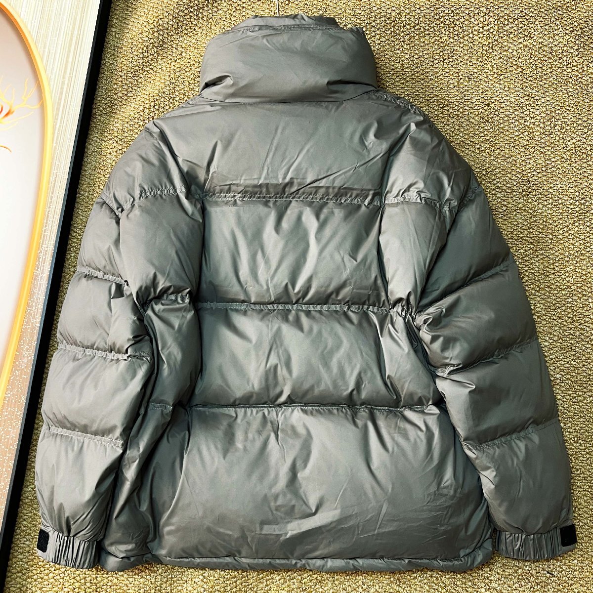 ダウンジャケット カナダ製造 ダックダウン90％ ふんわり 防寒 ソフト 立ち襟 カジュアル アウター コート スポーツウェア 秋冬 SIZE:L_画像2