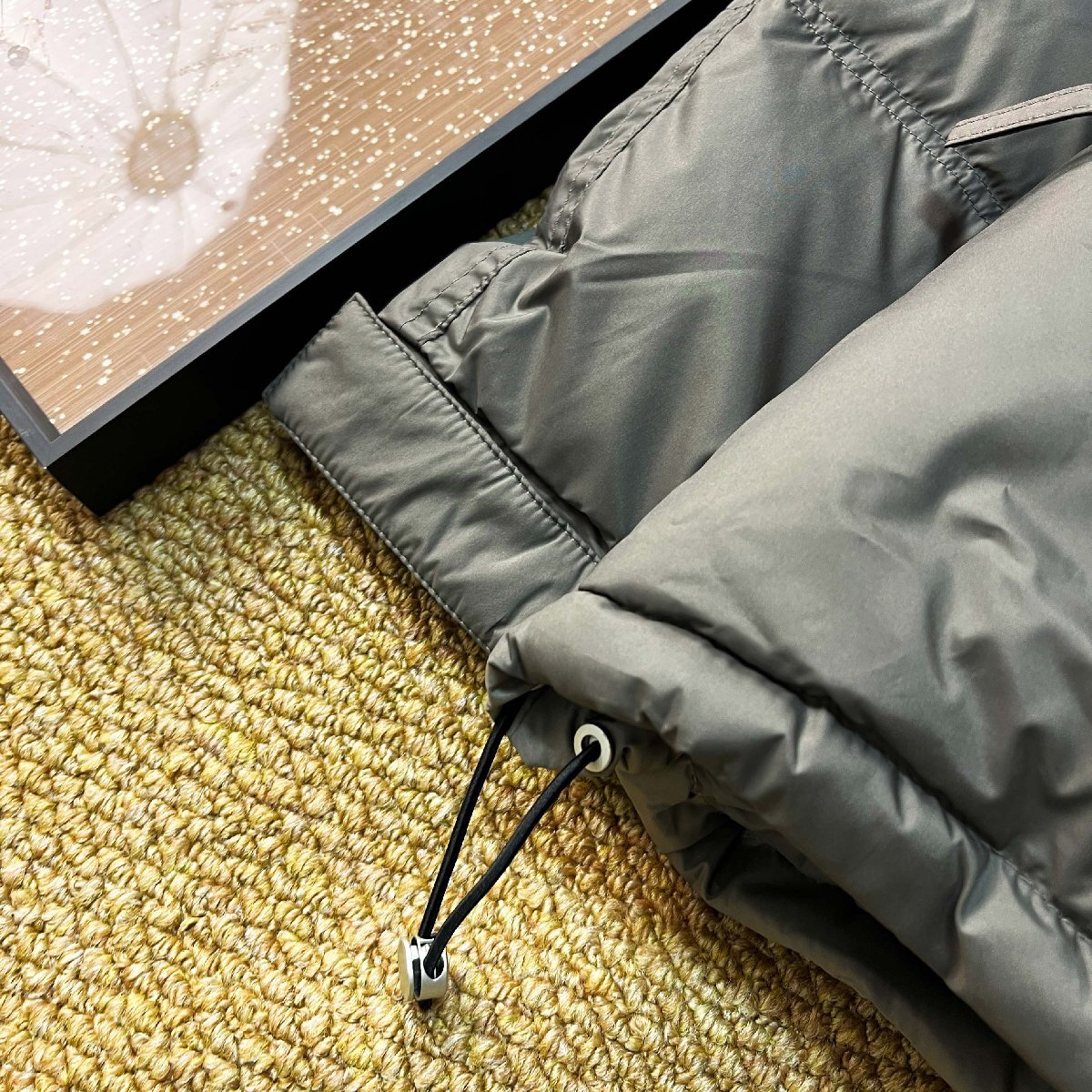 ダウンジャケット カナダ製造 ダックダウン90％ ふんわり 防寒 ソフト 立ち襟 カジュアル アウター コート スポーツウェア 秋冬 SIZE:L_画像7