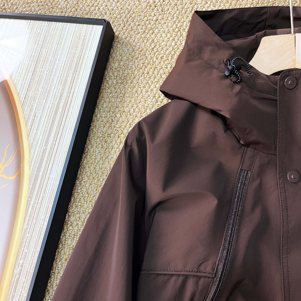 ジャケット カナダ製造 通気 防風 マウンテンパーカー アウター アウトドアチェア 普段着 カジュアル お出かけ 通勤 メンズ 春秋 SIZE:L_画像8