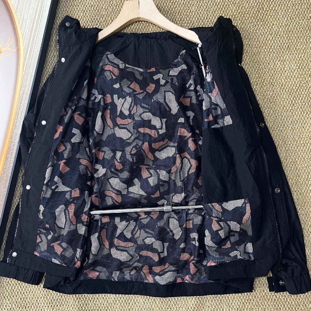 ジャケット カナダ製造 高品質 頑丈 通気 防風 マウンテンパーカー アウター スポーツウェア 裏地メッシュ アウトドア 通学 登山 SIZE:XL_画像3