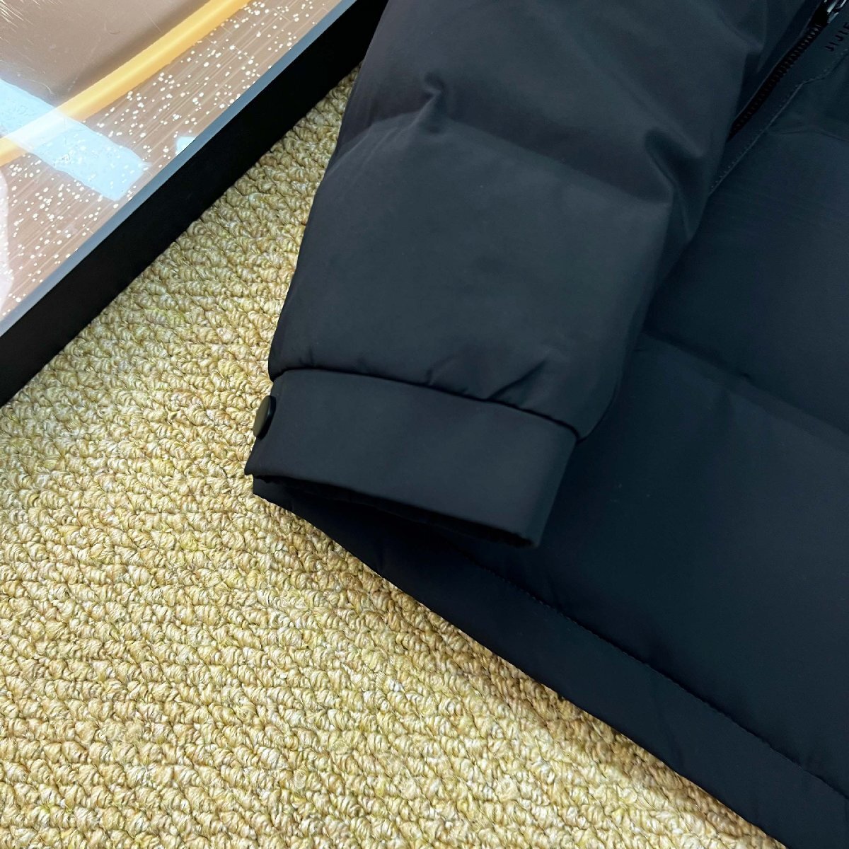 ダウンジャケット カナダ製造 ダックダウン90% 防寒 防風 快適 フード付き ブルゾン アウターコート カジュアル 普段着 通勤 秋冬 SIZE:L_画像8