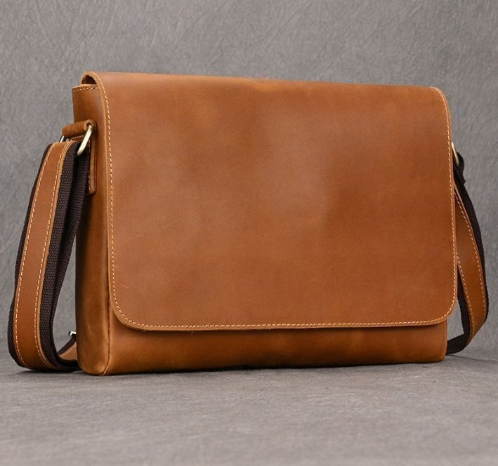 ショルダーバッグ メンズ 斜めがけ ビジネスバッグ 手縫う 手作り 上質レザー 縦型 肩掛け 大容量 通勤 zchw0078_画像1
