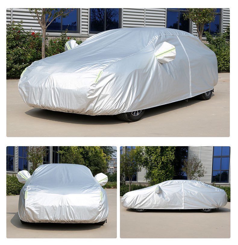 車 ボディカバー 車体カバー サンシェード 自動車カバー 裏起毛 防風 カーボディーカバー カーカバー 紫外線防止 zchw0158.3_画像3