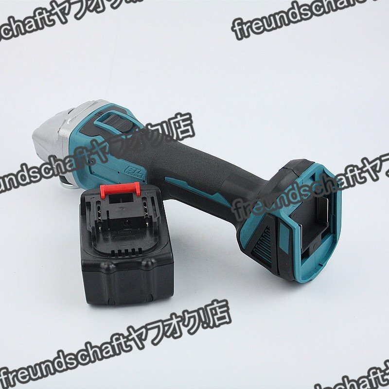 大人気新品グラインダー ディスクグラインダー コードレス 100mm 電動ラインダー 3段階変速型 スライドスイッチ バッテリー2個付けzchw0254_画像7