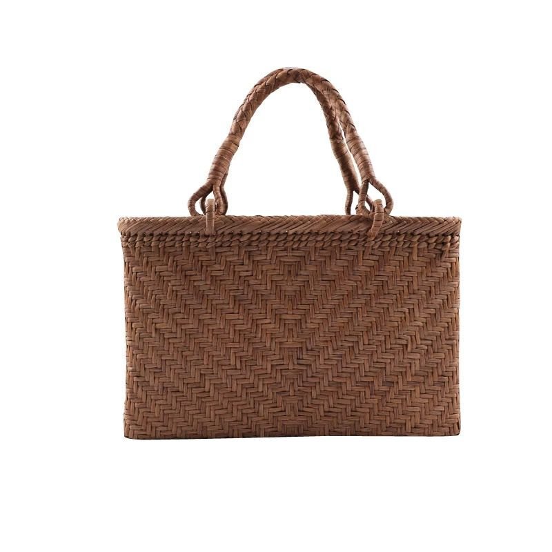 極上品 極美品★職人の手作り 限定★ 山葡萄かごバッグ 手編み山葡萄籠バッグ バスケット籐かご zchw0015_画像2