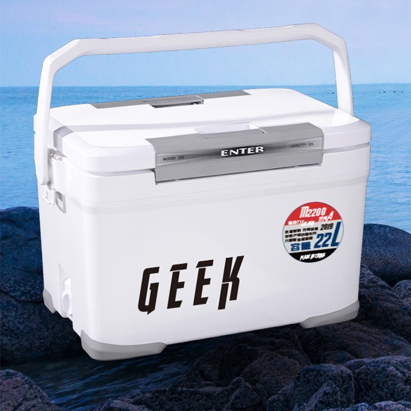  рыбалка для cooler-box емкость 22L сиденье .. крепкий мускл корпус водонепроницаемый теплоизоляционный материал теплоизоляция термос руль / вентиль / плечо ремень имеется термос сила 48h zchw0164